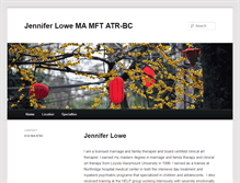 Tablet Screenshot of jenniferlowe.com